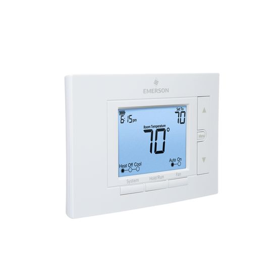 Emerson 80 Series Universal Programmable Thermostat, 5 In. Display, 2 Heat  / 2 Cool 